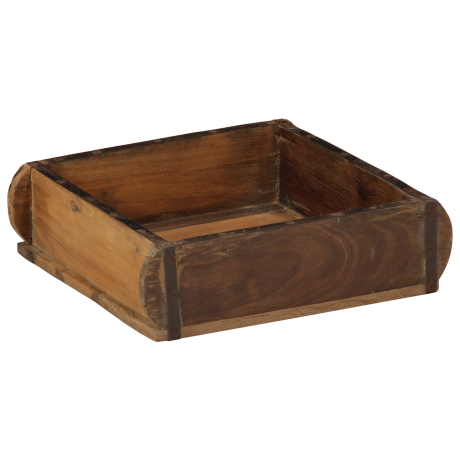 vidaXL Dienbladen 4 st 31x29x10 cm massief gerecycled hout afbeelding3 - 1