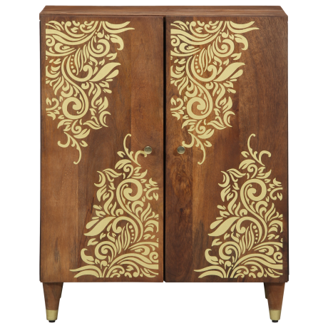 vidaXL Dressoir 60x33x75 cm Massief Mango Hout afbeelding3 - 1