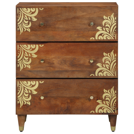 vidaXL Dressoir 60x33x75 cm Massief Mango Hout afbeelding3 - 1