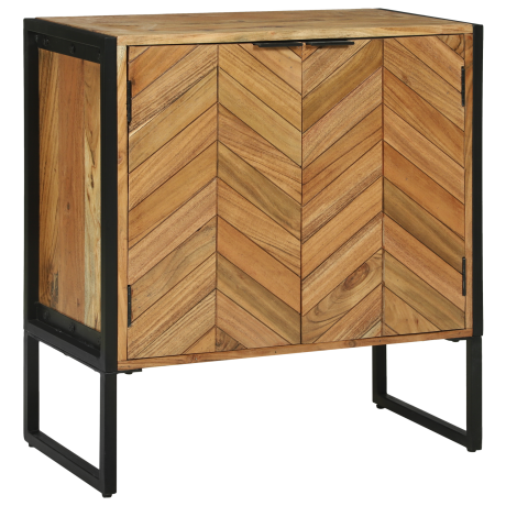 vidaXL Dressoir 70 x 35 x 75 cm Massief acaciahout afbeelding3 - 1