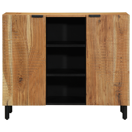 vidaXL Dressoir 90x33x75 cm massief acaciahout afbeelding3 - 1