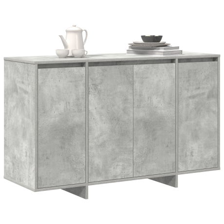 vidaXL Dressoir Beton Grijs 120x41x75 cm Hout afbeelding3 - 1