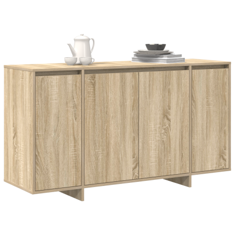 vidaXL Dressoir Sonoma Eiken 135 x 41 x 75 cm Bewerkt hout afbeelding3 - 1