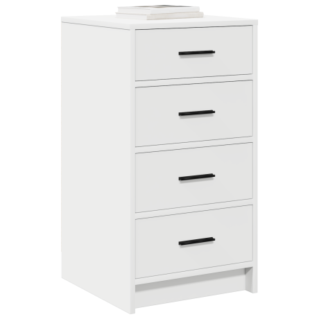 vidaXL Dressoir Wit 40x41x75 cm Gelaagd Hout afbeelding3 - 1