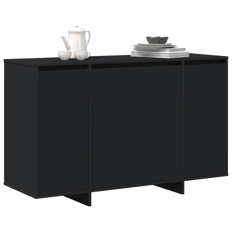 vidaXL Dressoir Zwart 120 x 41 x 75 cm Bewerkt hout afbeelding3 - 1