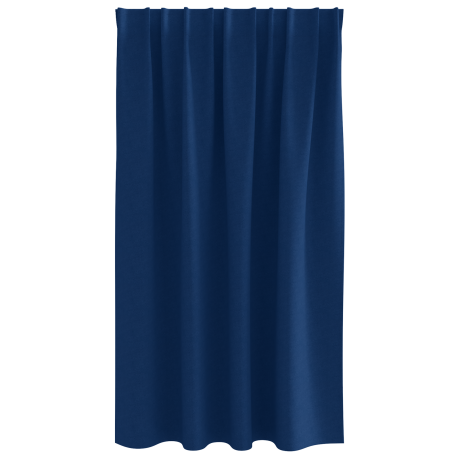 vidaXL Gordijnen 2 pcs Donkerblauw 140 x 140 cm Polyester afbeelding3 - 1