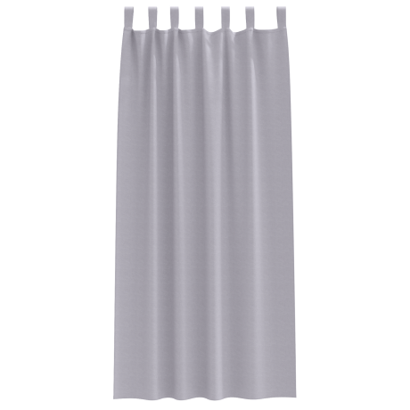 vidaXL Gordijnen 2 pcs Metaalgrijs 245 x 140 cm Polyester afbeelding3 - 1