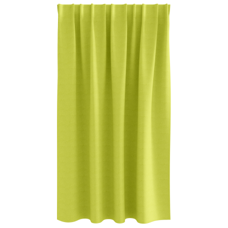 vidaXL Gordijnen met gordijnen 2 pcs Appelgroen 140 x 140 cm Polyester afbeelding3 - 1