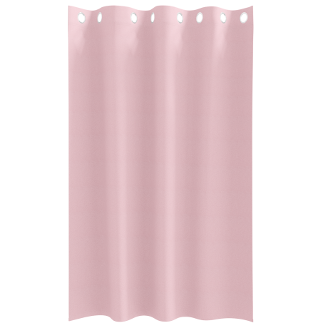 vidaXL Gordijnen met gordijnen 2 pcs Babyroze 175 x 140 cm Polyester afbeelding3 - 1