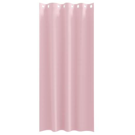 vidaXL Gordijnen met gordijnen 2 pcs Babyroze 260 x 140 cm Polyester afbeelding3 - 1
