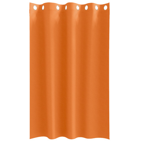vidaXL Gordijnen met gordijnen 2 pcs Feloranje 175 x 140 cm Polyester afbeelding3 - 1