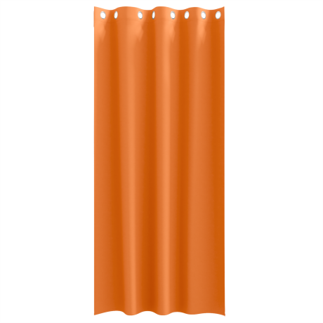 vidaXL Gordijnen met gordijnen 2 pcs Feloranje 245 x 140 cm Polyester afbeelding3 - 1
