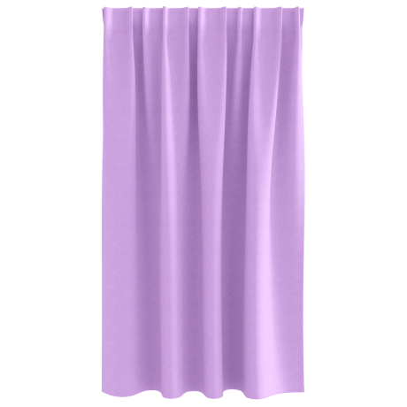 vidaXL Gordijnen met gordijnen 2 pcs Paars 140 x 140 cm Polyester afbeelding3 - 1