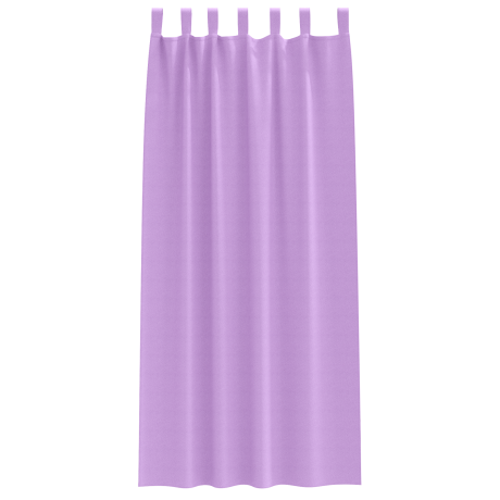 vidaXL Gordijnen met gordijnen 2 pcs Paars 260 x 140 cm Polyester afbeelding3 - 1