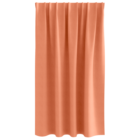 vidaXL Gordijnen met gordijnen 2 pcs Terracotta 140 x 140 cm Polyester afbeelding3 - 1