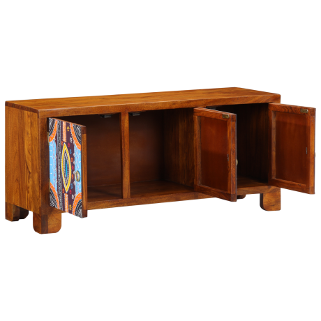 vidaXL Halbankje 100x35x45 cm massief acaciahout afbeelding3 - 1