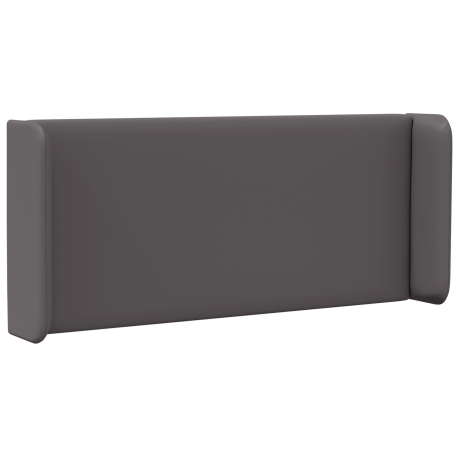 vidaXL Hoofdbord oor 2 pcs Grijs 40 x 16 x 5 cm Multiplex en Kunstleer afbeelding3 - 1