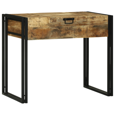 vidaXL Kaptafel 90x50x75 cm van Massief Mango Hout afbeelding3 - 1