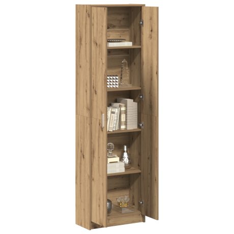 vidaXL Kledingkast Artisan Eiken 55x25x189 cm Gemaakt van Hout afbeelding3 - 1