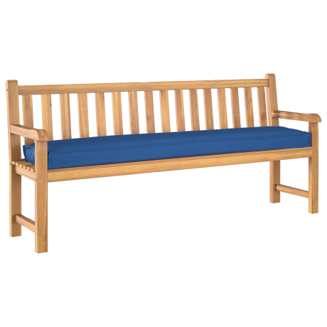 vidaXL Ligbedkussens voor Bank 2 stuks Koningsblauw 200x40x8 cm Oxford Stof afbeelding3 - 1