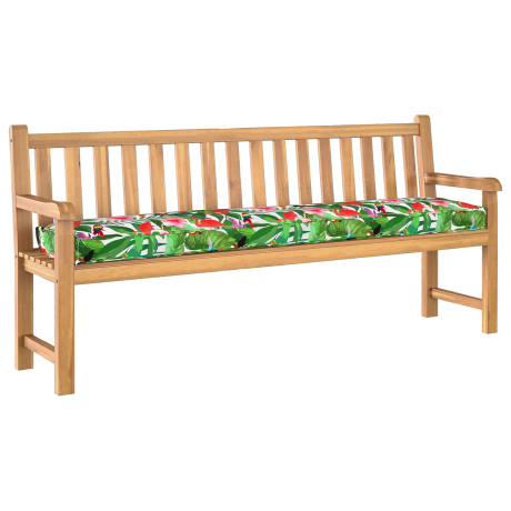 vidaXL Ligbedkussens voor Bank 2 stuks Tropisch Jungle 200x40x8 cm Oxford Stof afbeelding3 - 1