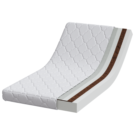 vidaXL Matrassen Wit 160 x 80 cm 100% polyester stof afbeelding3 - 1