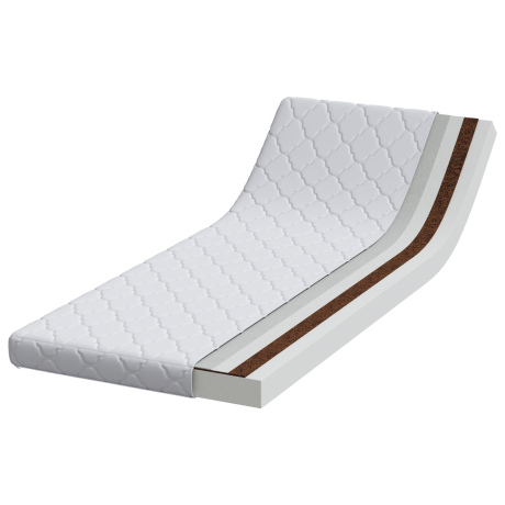vidaXL Matrassen Wit 160 x 80 cm 100% polyester stof afbeelding3 - 1