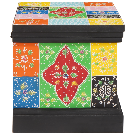 vidaXL Opbergdoos 40x30x30 cm van Massief Mangohout afbeelding3 - 1