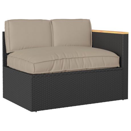 vidaXL Pallet Kussen Set 3 pcs Taupe 120 x 12 x 80 cm 60 x 40 x 12 cm afbeelding3 - 1