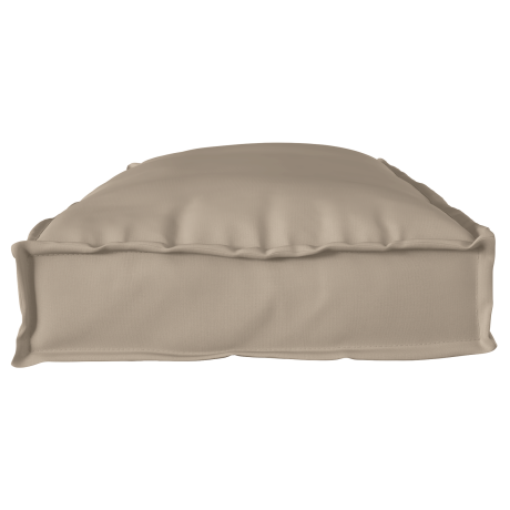 vidaXL Palletkussen bank 100x40x8 cm oxford stof taupe afbeelding3 - 1