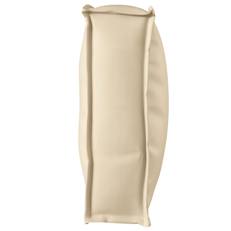 vidaXL Palletkussen rugleuning 120x40x12 cm oxford stof beige afbeelding3 - 1