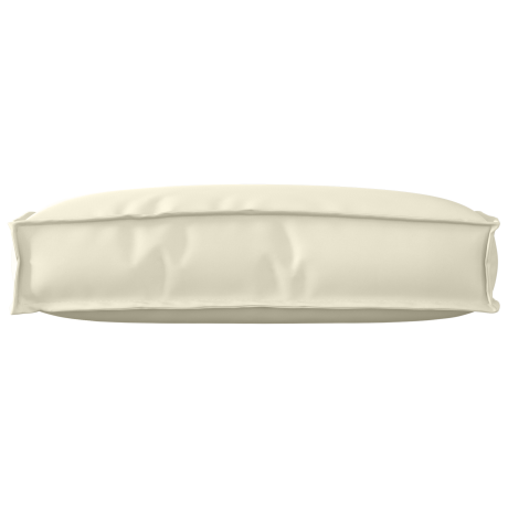 vidaXL Palletkussen rugleuning 60x40x12 cm oxford stof crèmekleurig afbeelding3 - 1