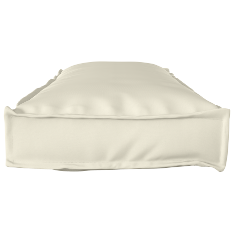 vidaXL Palletkussen voor Bank Crème 120x40x8 cm Oxford Stof afbeelding3 - 1