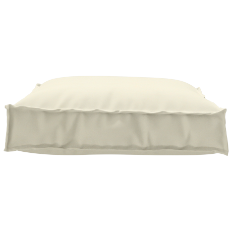 vidaXL Palletkussen voor Zit Crème 70x70x12 cm Oxford Stof afbeelding3 - 1