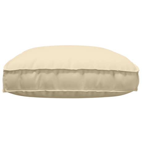 vidaXL Palletkussen zitting 120x80x12 cm oxford stof beige afbeelding3 - 1