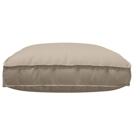 vidaXL Palletkussen zitting 120x80x12 cm oxford stof taupe afbeelding3 - 1