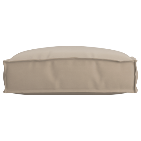 vidaXL Palletkussen zitting 50x50x12 cm oxford stof taupe afbeelding3 - 1