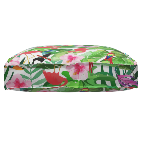 vidaXL Palletkussen zitting 80x80x12 cm jungle oxford stof afbeelding3 - 1