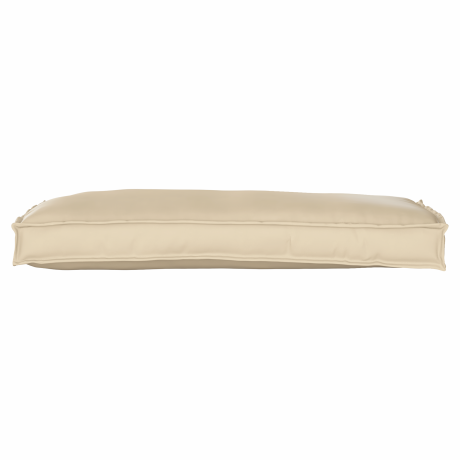 vidaXL Palletkussens 2 st bank 100x40x8 cm oxford stof beige afbeelding3 - 1