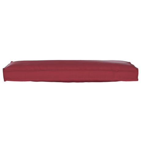 vidaXL Palletkussens 2 st bank 120x40x8 cm oxford stof wijnrood afbeelding3 - 1