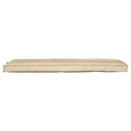 vidaXL Palletkussens 2 st bank 150x40x8 cm oxford stof beige afbeelding3 - 1