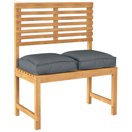 vidaXL Palletkussens 2 st zitting 40x40x8 cm oxford stof antraciet afbeelding3 - 1