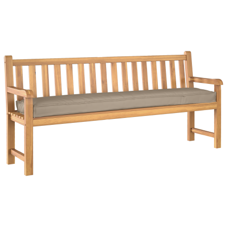 vidaXL Palletkussens voor Bank 2 stuks Taupe 200x40x8 cm Oxford Stof afbeelding3 - 1