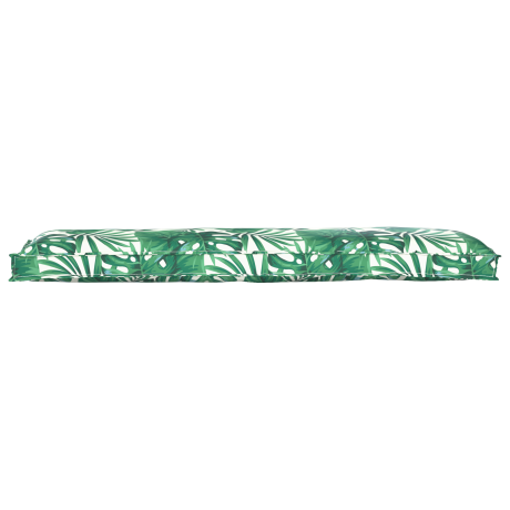 vidaXL Palletkussens voor een bank - 2 stuks, bladpatroon, 150x40x8 cm, oxford stof afbeelding3 - 1