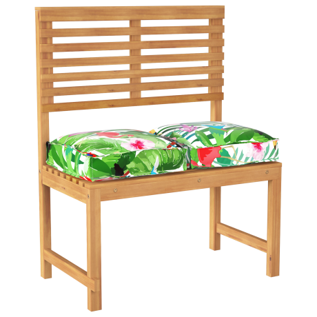 vidaXL Palletkussens voor Zitplaatsen - 2 stuks - Tropisch Jungle - 40x40x8 cm - Oxford Stof afbeelding3 - 1
