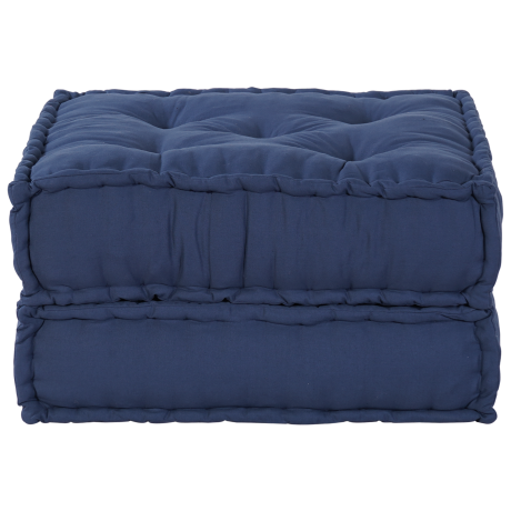 vidaXL Poef modulair 70x70x36 cm stof indigo afbeelding3 - 1