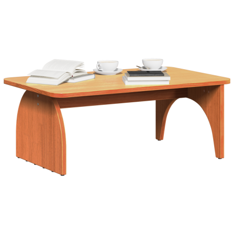 vidaXL Salontafel Wasbruin 80 x 50 x 31 cm Massief grenenhout afbeelding3 - 1