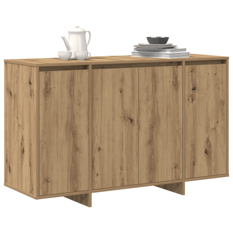 vidaXL Dressoir artisanaal eikenkleurig 120 x 41 x 75 cm Bewerkt hout afbeelding3 - 1