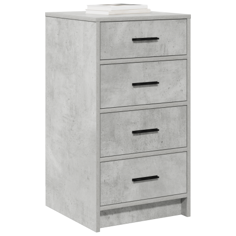 vidaXL Sideboard Betonnen Grijs 40x41x75 cm Geengineerd Hout afbeelding3 - 1