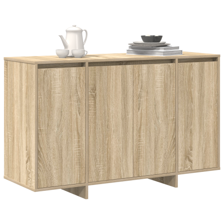 vidaXL Sideboard Sonoma Eik 120x41x75 cm Geengineerd Hout afbeelding3 - 1
